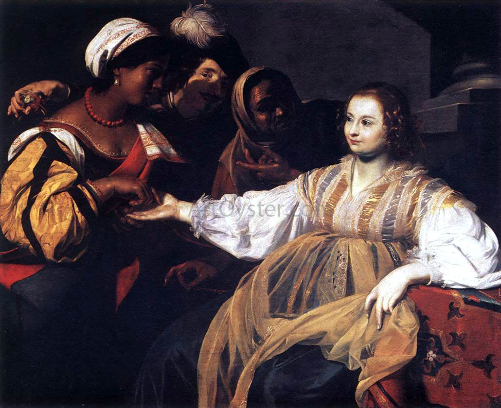  Nicolas Regnier The Fortune Teller - Canvas Print