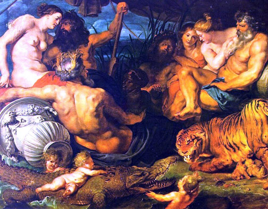  Peter Paul Rubens The Four Quarters of the Globe, Approx. - Canvas Print