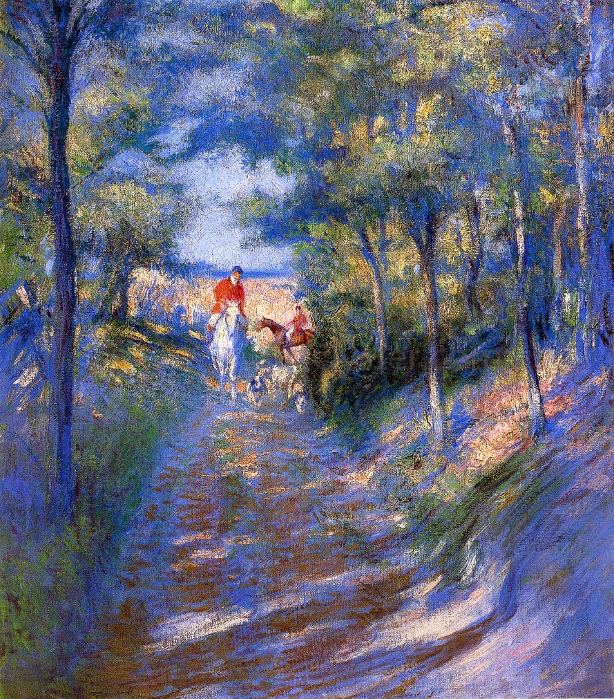  Edmund Tarbell The Fox Hunt (also known as Return from the Hunt) - Canvas Print