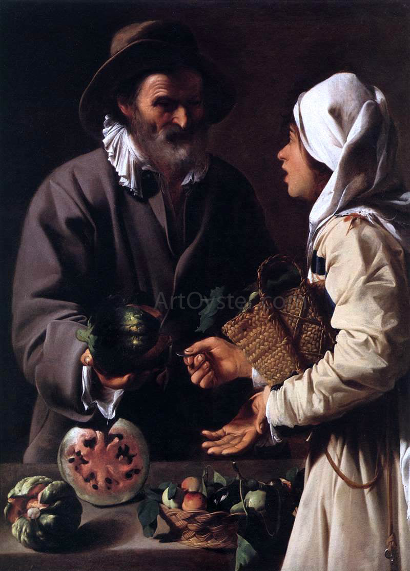  Pensionante Del saraceni The Fruit Vendor - Canvas Print