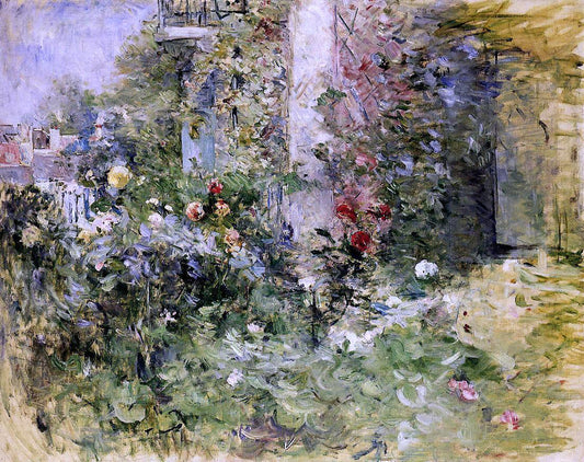  Berthe Morisot The Garden at Bougival - Canvas Print