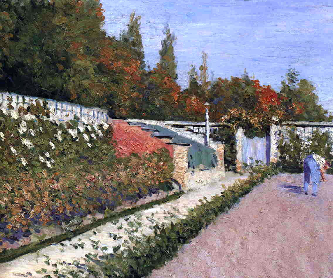  Gustave Caillebotte The Gardener - Canvas Print