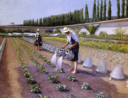  Gustave Caillebotte The Gardeners - Canvas Print