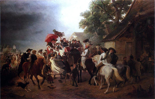  William Hahn The German Festival - Canvas Print