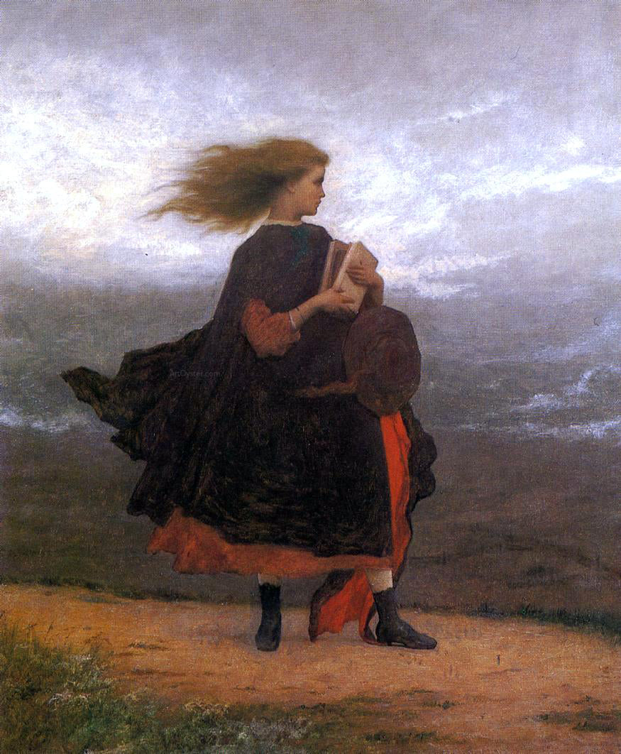  Eastman Johnson The Girl I Left Behind Me - Canvas Print