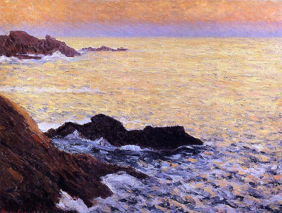  Maxime Maufra The Golden Sea - Quiberon - Canvas Print