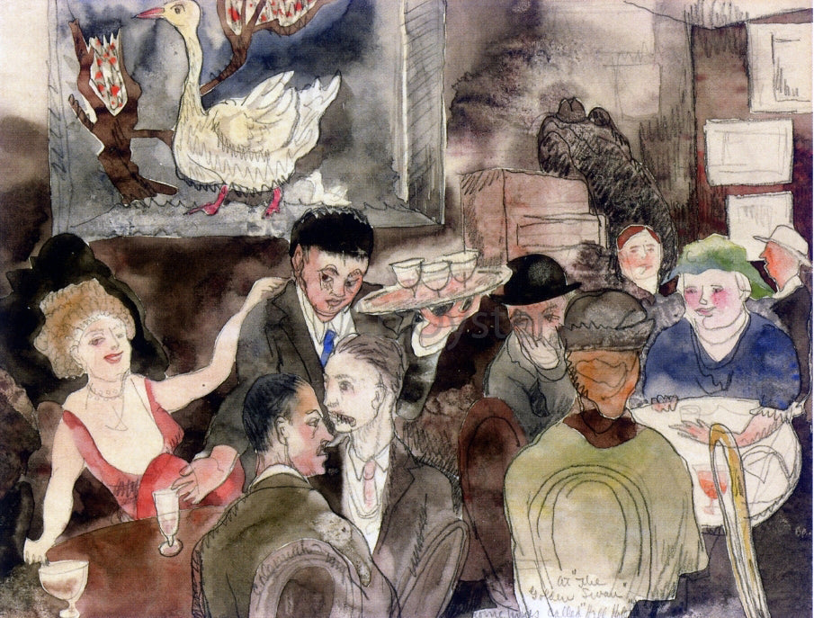  Charles Demuth The Golden Swan (also known as Hell Hole) - Canvas Print