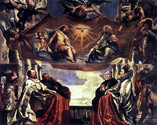  Peter Paul Rubens The Gonzaga Family Worshipping the Holy Trinity - Canvas Print