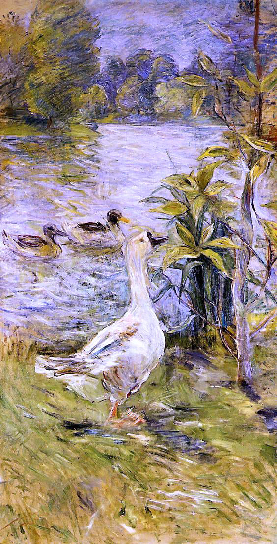  Berthe Morisot A Goose - Canvas Print