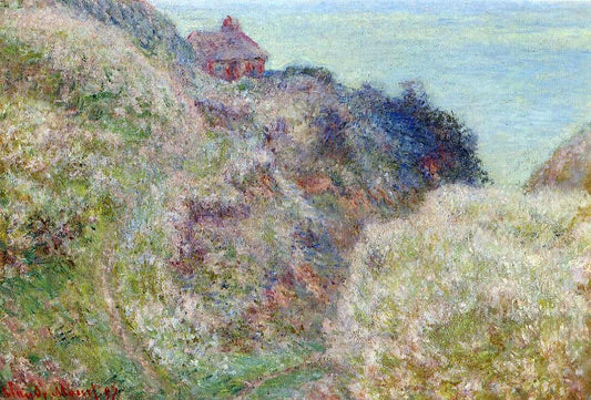  Claude Oscar Monet The Gorge du Petit Ailly, Verengeville, Grey Weather - Canvas Print