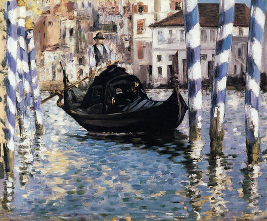  Edouard Manet The Grand Canal, Venice (also known as Blue Venice) - Canvas Print