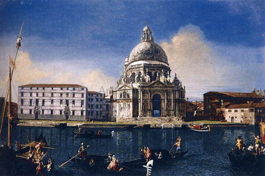  Michele Marieschi The Grand Canal with Santa Maria della Salute - Canvas Print