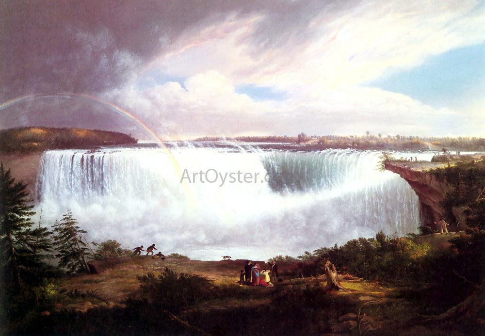  Alvan Fisher The Great Horseshoe Falls, Niagara - Canvas Print