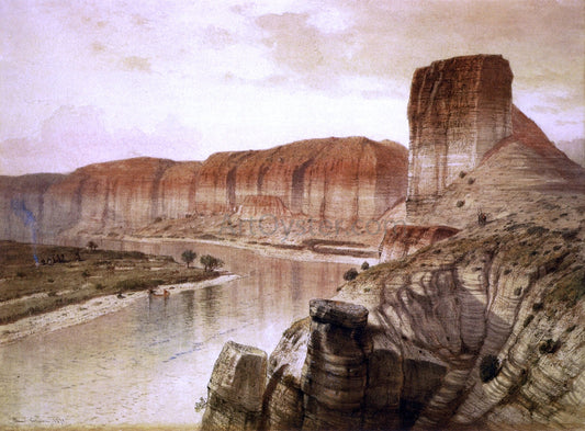  Jr. Samuel Colman The Green River, Wyoming - Canvas Print