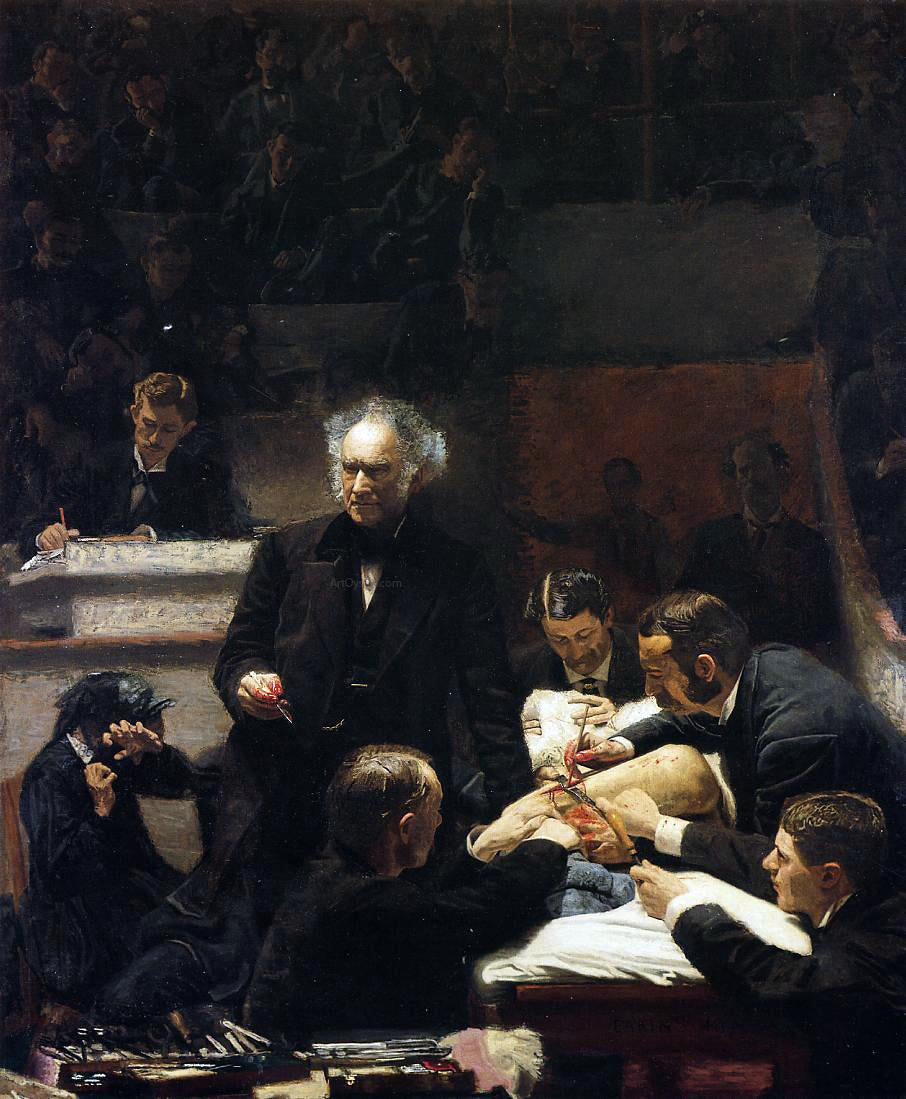  Thomas Eakins The Gross Clinic - Canvas Print