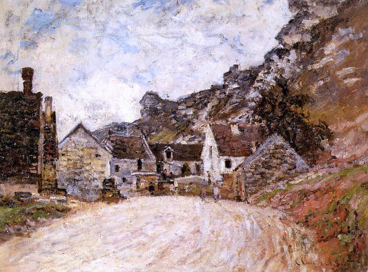  Claude Oscar Monet The Hamlet of Chantemesie at the Foot of the Rock - Canvas Print