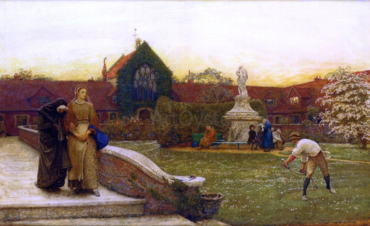  Frederick Walker The Harbour of Refuge - Canvas Print