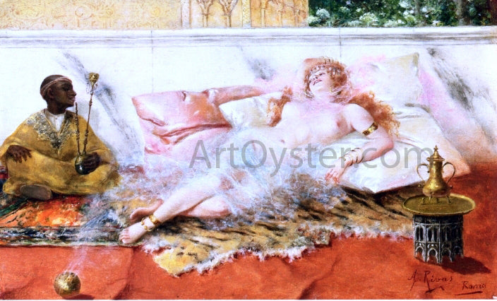  Antonio Rivas The Harem's Incense - Canvas Print