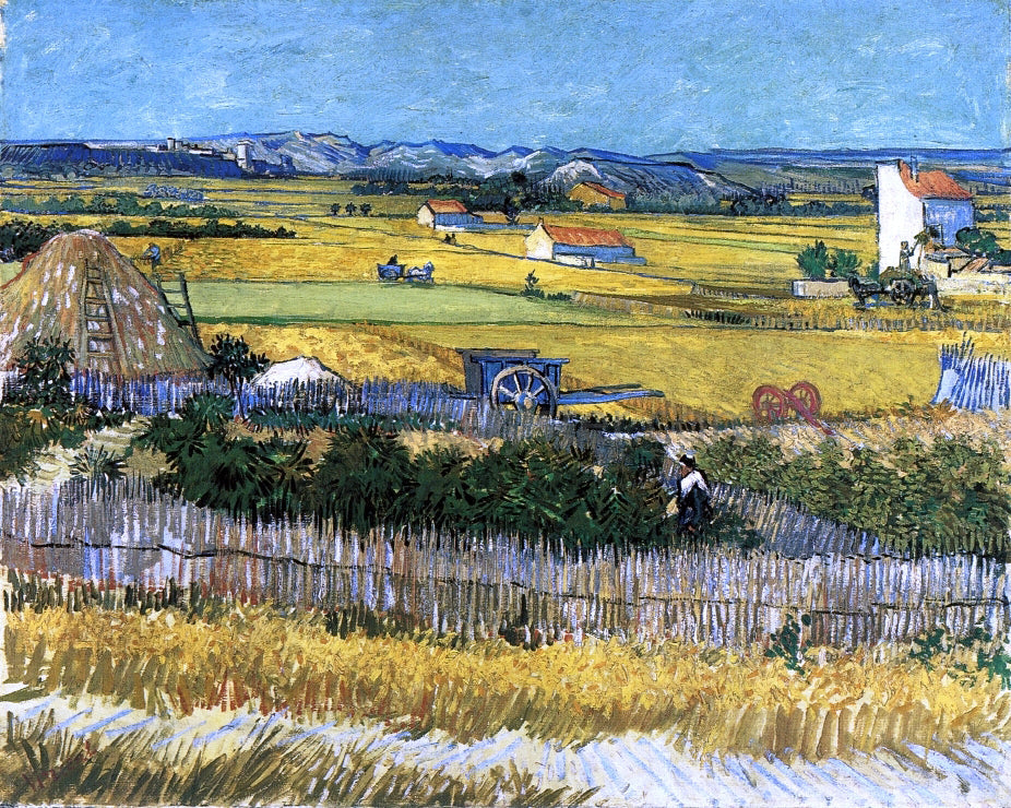  Vincent Van Gogh The Harvest - Canvas Print