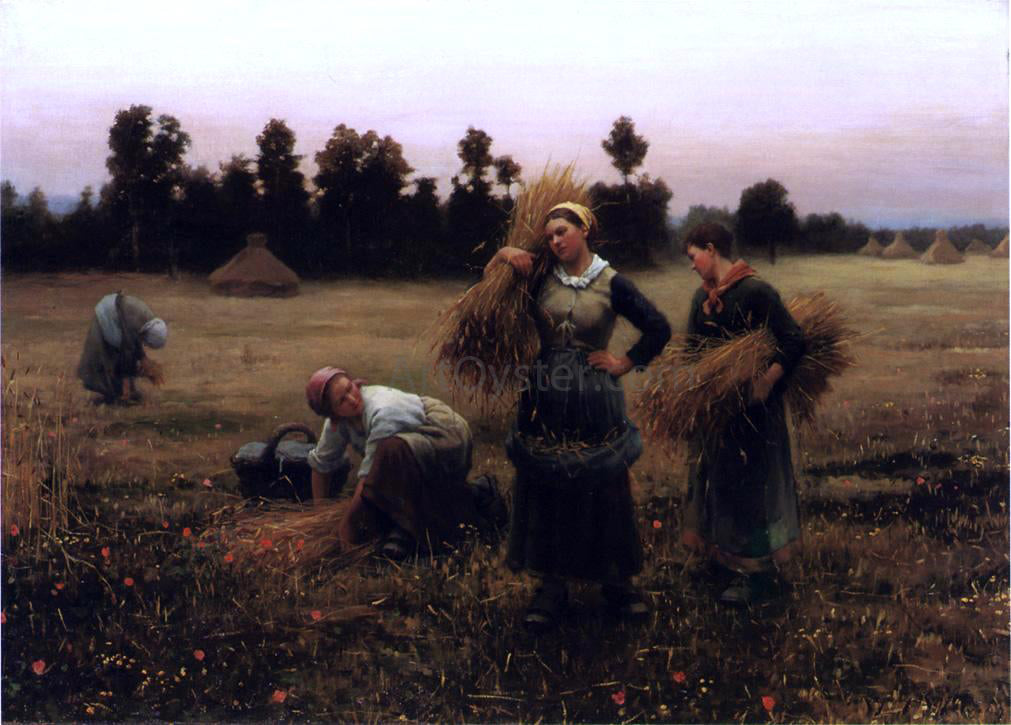  Daniel Ridgway Knight The Harvesters - Canvas Print