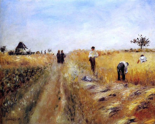  Pierre Auguste Renoir The Harvesters - Canvas Print