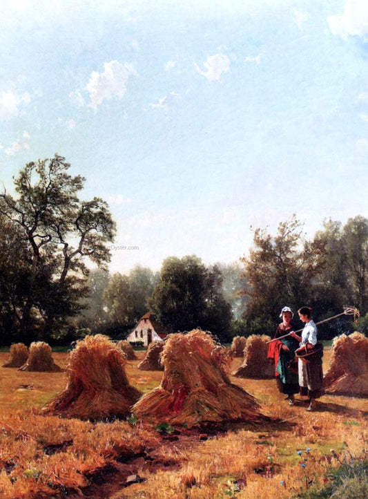  Jacobus Nicolaas Tjarda Starckenborgh  Van Stachouwer The Harvesters: An Allegory Of Summer - Canvas Print