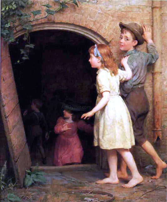  Seymour Joseph Guy The Haunted Cellar (Who's Afraid) - Canvas Print