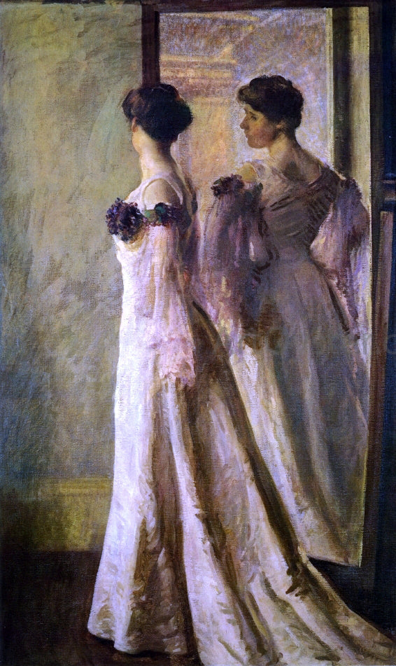  Joseph DeCamp The Heliotrope Gown - Canvas Print