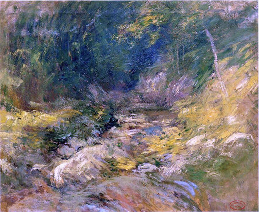  John Twachtman The Hidden Pool - Canvas Print