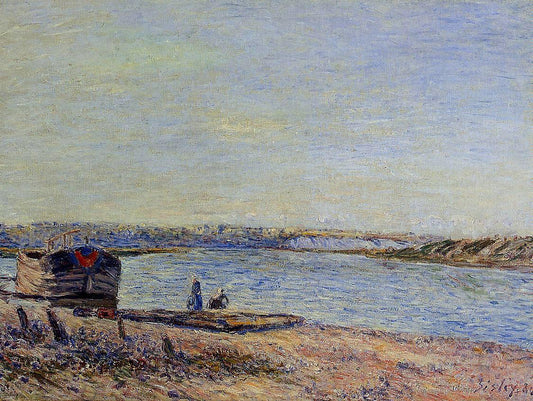  Alfred Sisley The Hills of Veneux, Seen from Saint-Mammes - Canvas Print