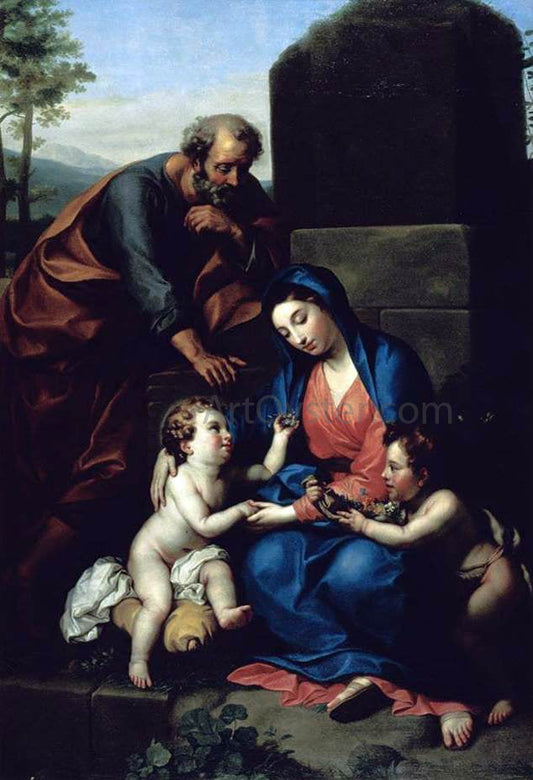  Anton Raphael Mengs The Holy Family with the Infant St John the Baptist - Canvas Print
