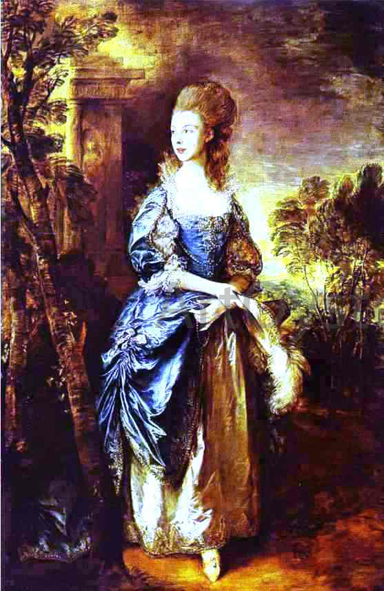  Thomas Gainsborough The Hon. Frances Duncombe - Canvas Print