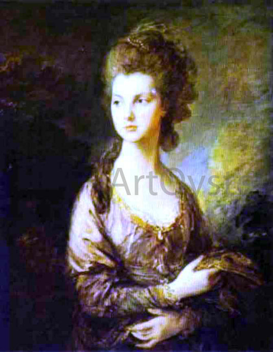  Thomas Gainsborough The Honorable Mrs. Graham - Canvas Print