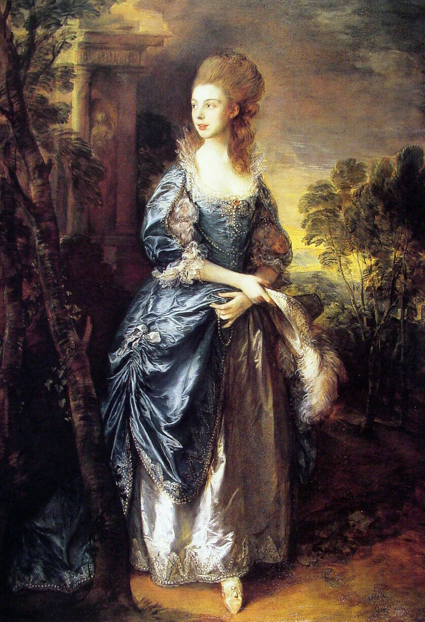  Thomas Gainsborough The Honourable Frances Duncombe - Canvas Print