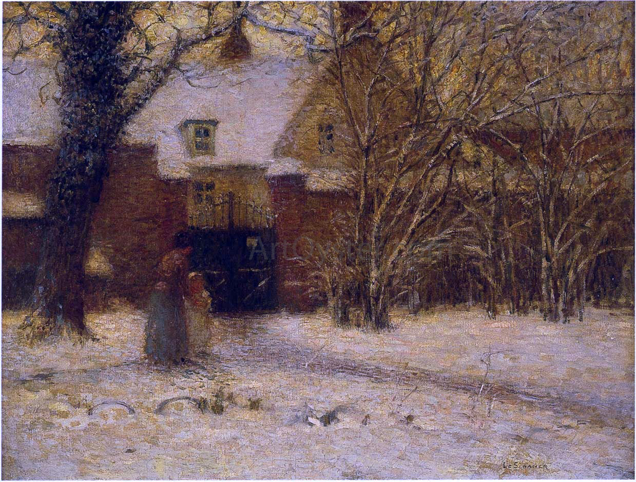  Henri Le Sidaner The House - Canvas Print