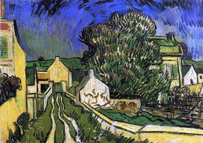  Vincent Van Gogh The House of Pere Pilon - Canvas Print