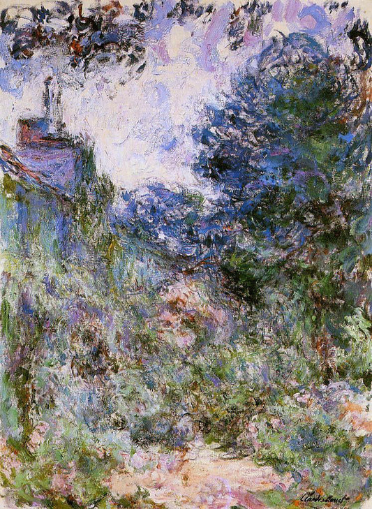  Claude Oscar Monet The House Seen from the Rose Garden - Canvas Print