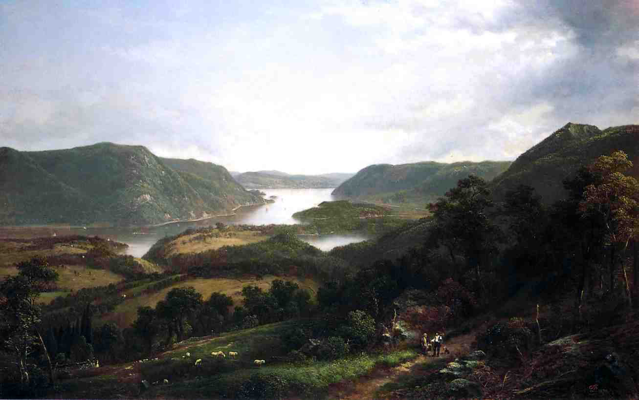  David Johnson The Hudson River from Fort Montgomery - Canvas Print