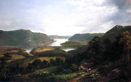  David Johnson The Hudson River from Fort Montgomery - Canvas Print