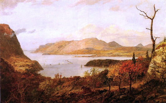  Jasper Francis Cropsey The Hudson River from Fort Putnam, near West Point - Canvas Print