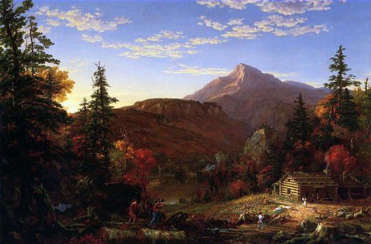  Thomas Cole The Hunter's Return - Canvas Print