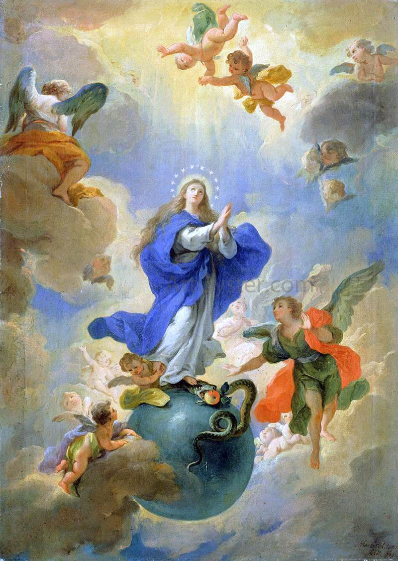  Martino Altomonte The Immaculate Conception - Canvas Print