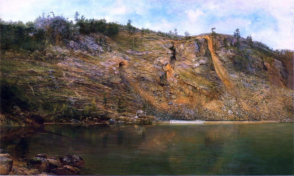  Homer Dodge Martin The Iron Mine, Port Henry, New York - Canvas Print