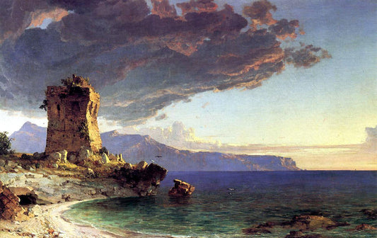  Jasper Francis Cropsey The Isle of Capri - Canvas Print