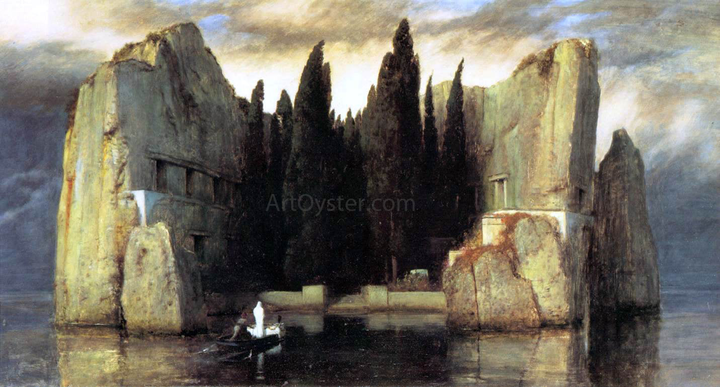  Arnold Bocklin The Isle of the Dead - Canvas Print