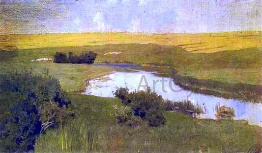  Isaac Ilich Levitan The Istra River, Study - Canvas Print