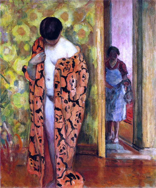  Henri Lebasque Japanese Robe - Canvas Print