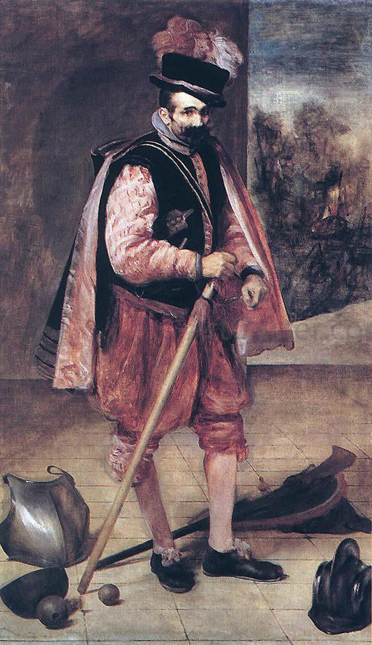  Diego Rodriguez De Silva Velazquez The Jester Known as Don Juan de Austria - Canvas Print