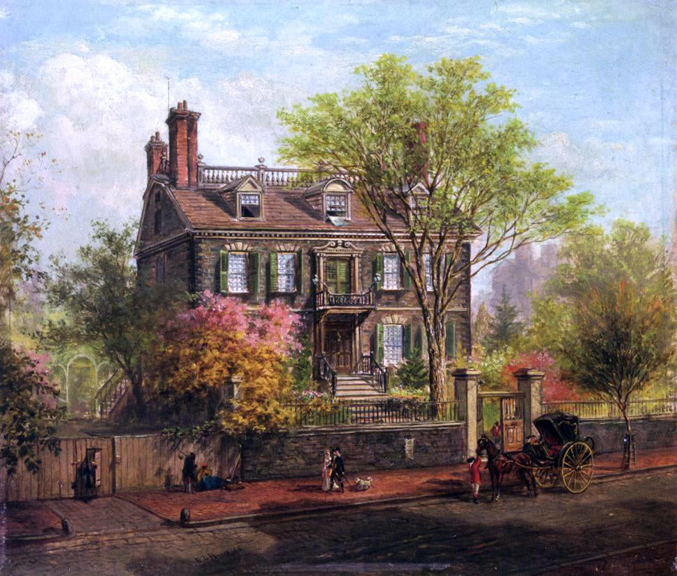  Edward Lamson Henry The John Hancock House - Canvas Print