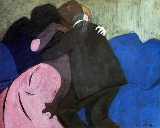  Felix Vallotton The Kiss - Canvas Print